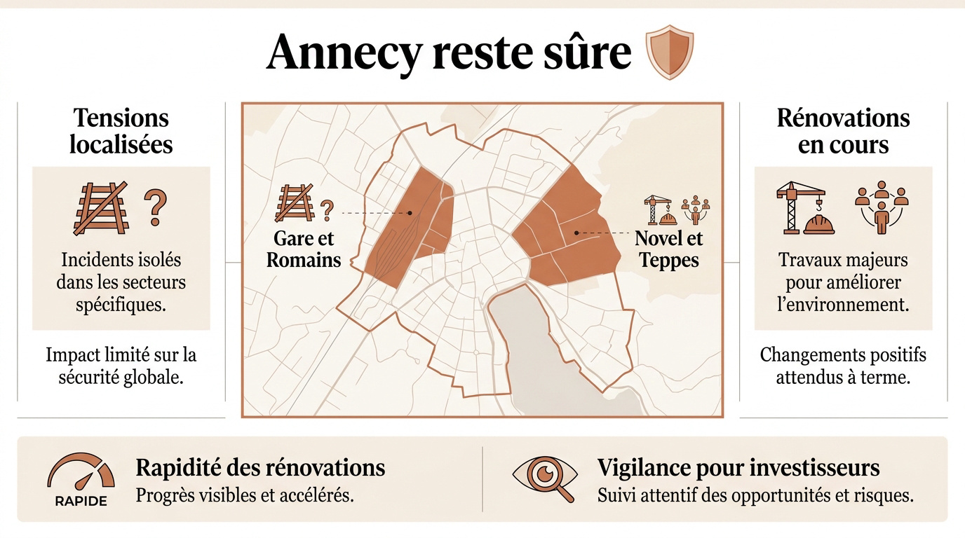 Rénovations urbaines et sécurité dans les quartiers d'Annecy