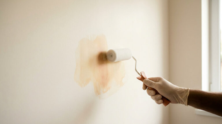 Comment éliminer une tache jaune peinture qui ressort